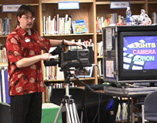lights camera action video assembly production DVD camera kids school show