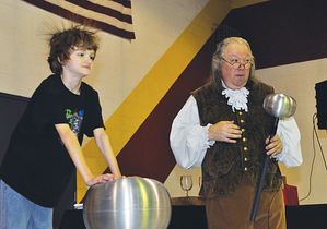 Ben Franklin electrifies a school!