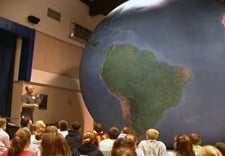 the earth balloon,indiana school assemblies,illinois school assemblies