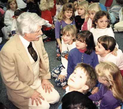 author visit school assembly