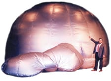 portable planetarium school assemblies