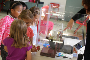 3D Printer at the Mobile Ed STEM museum hands on assembly workshop