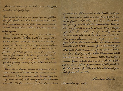 gettysburg address facsimile resized 600