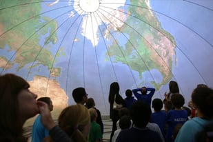 Mobile Ed's Earth Dome Earth Balloon Inflatable Globe