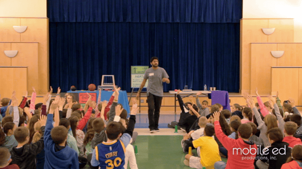 We can perform assemblies in almost any size venue!