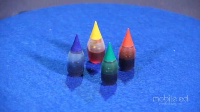 You only need 5 different colors of food coloring.  Mix red and blue to make purple and mix red and yellow to make orange!