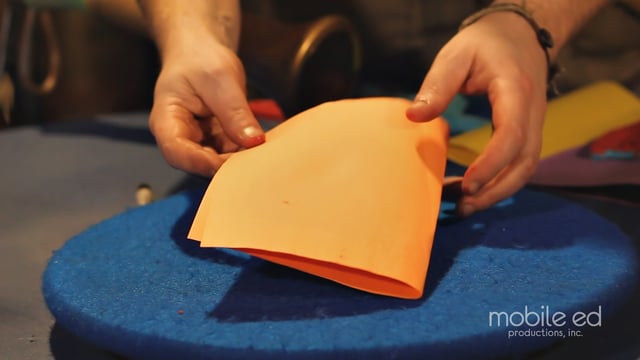 Fold the paper to make a card | Handy Dan the Junkyard Man | Mobile Ed Productions