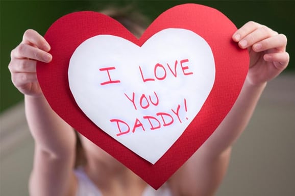 Make Dad a card!  And it doesn't just have to say "I love you" - what special memories do you have with your dad?