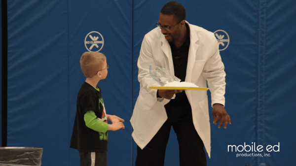 Kids love The Magic of Science school show!