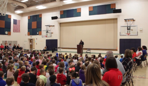 Dr. Martin Luther King, Jr. school assembly presentation by Mobile Ed Productions, Inc.