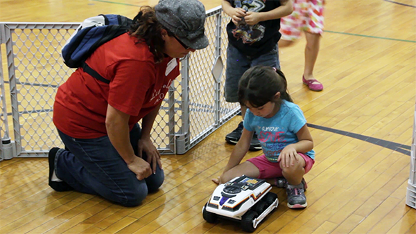 Mobile Ed STEAM Museum programmable robot for kids