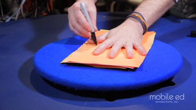 Trace your hand on construction paper and cut it out to make feathers!