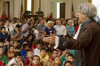 Thomas Jefferson school assembly for kids